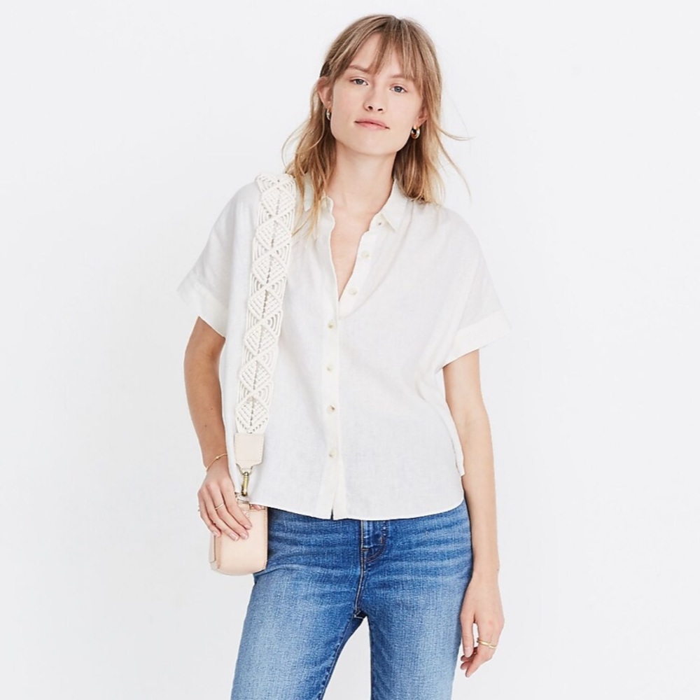 Madewell Linen Button Down shirt